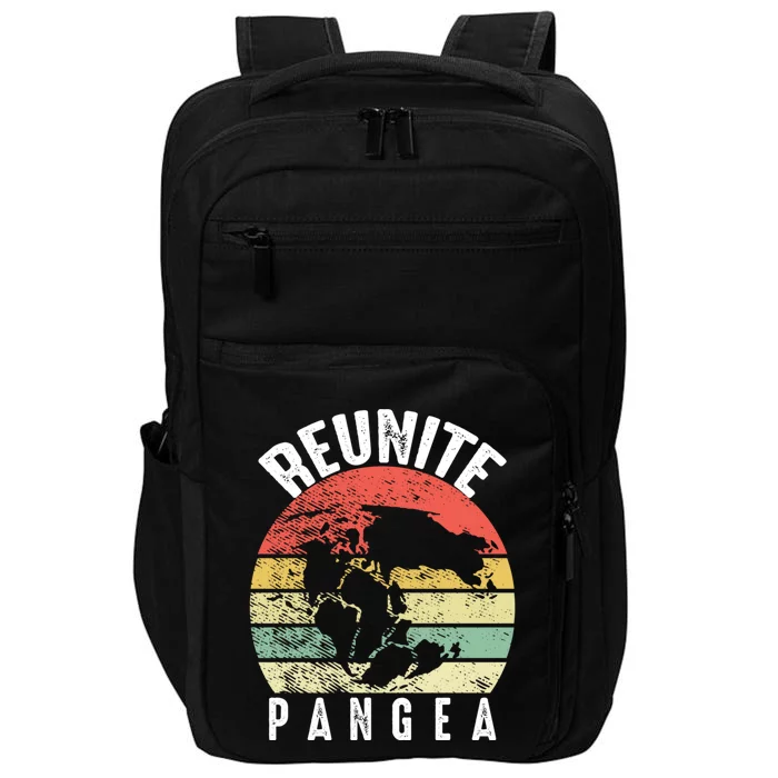 Retro Vintage Reunite Pangea Funny Geologist Giftgeology Gift Impact Tech Backpack