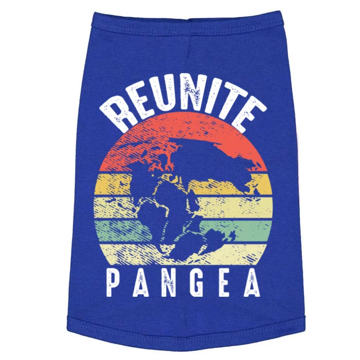 Retro Vintage Reunite Pangea Funny Geologist Giftgeology Gift Doggie Tank