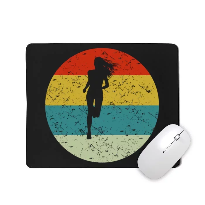 Retro Vintage Run Mousepad