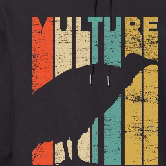 Retro Vulture Premium Hoodie