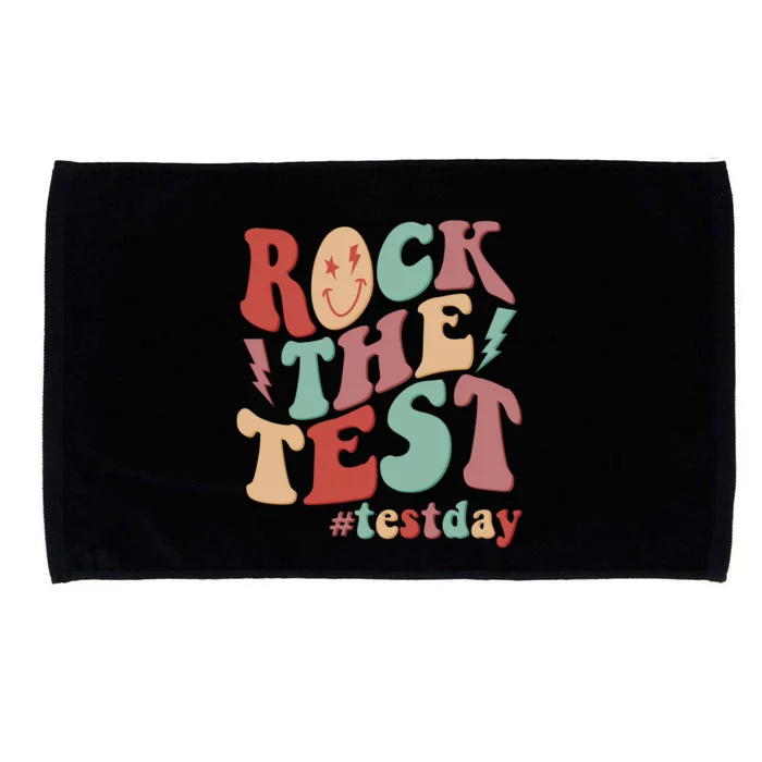 Retro Vintage Rock The Test #Testday Microfiber Hand Towel