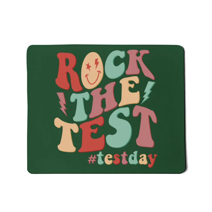 Retro Vintage Rock The Test #Testday Mousepad