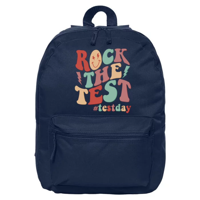 Retro Vintage Rock The Test #Testday 16 in Basic Backpack