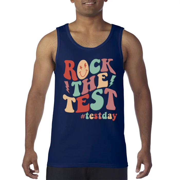 Retro Vintage Rock The Test #Testday Tank Top