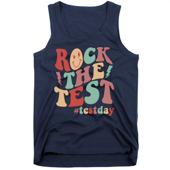 Retro Vintage Rock The Test #Testday Tank Top