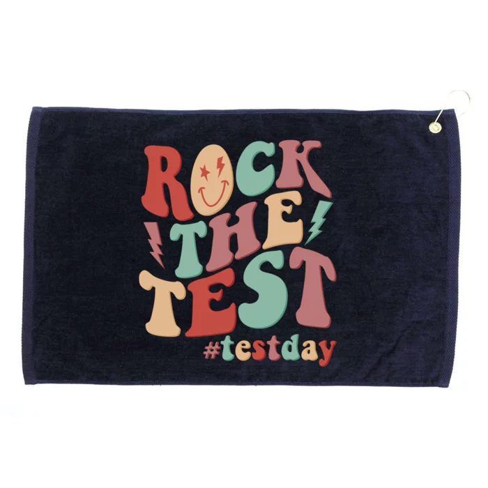 Retro Vintage Rock The Test #Testday Grommeted Golf Towel