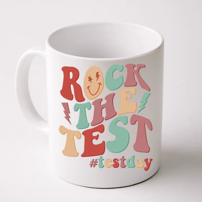 Retro Vintage Rock The Test #Testday Front & Back Coffee Mug