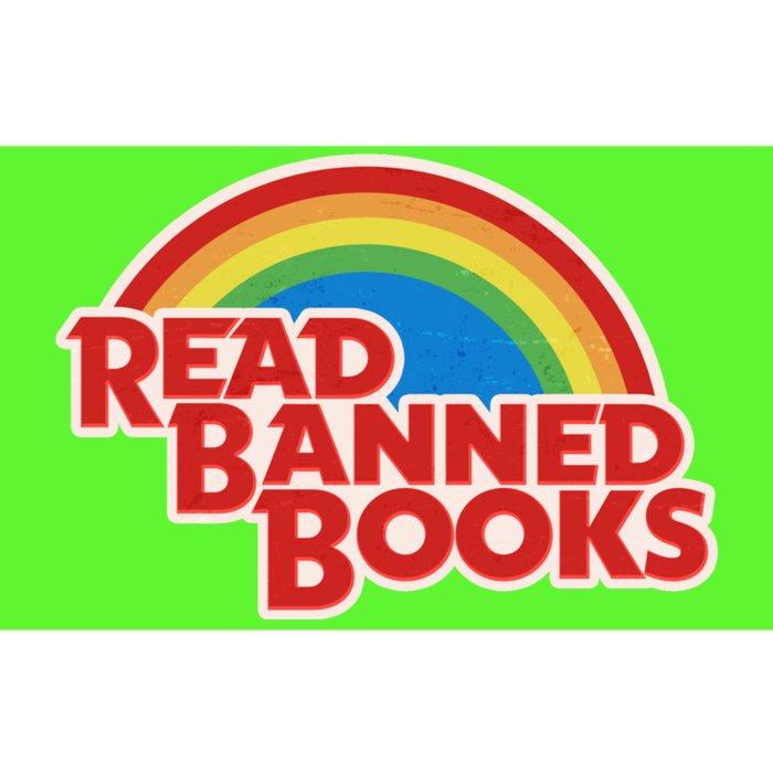 Retro Vintage Read Banned Books Bumper Sticker