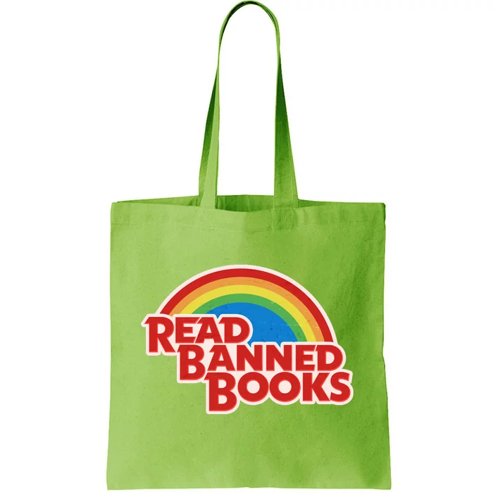 Retro Vintage Read Banned Books Tote Bag