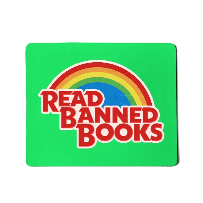 Retro Vintage Read Banned Books Mousepad