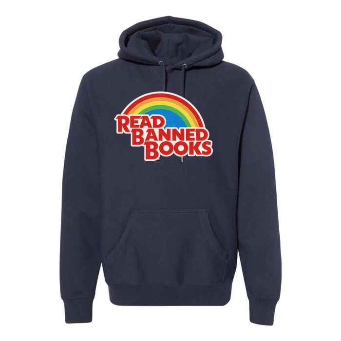 Retro Vintage Read Banned Books Premium Hoodie