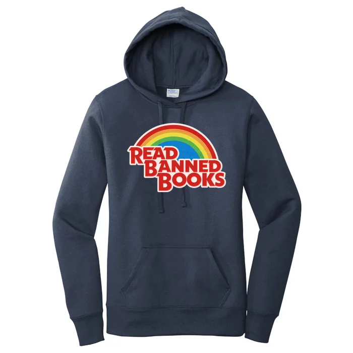 Retro Vintage Read Banned Books Women's Pullover Hoodie