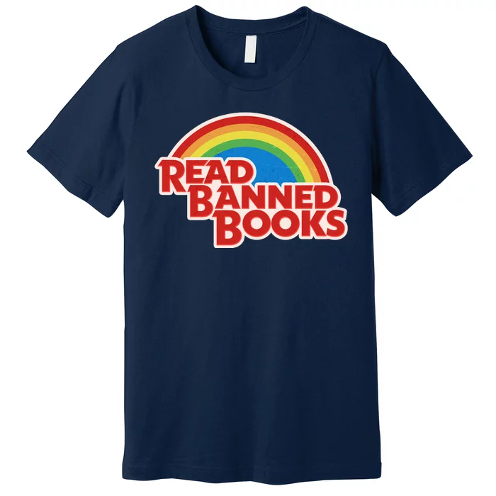 Retro Vintage Read Banned Books Premium T-Shirt