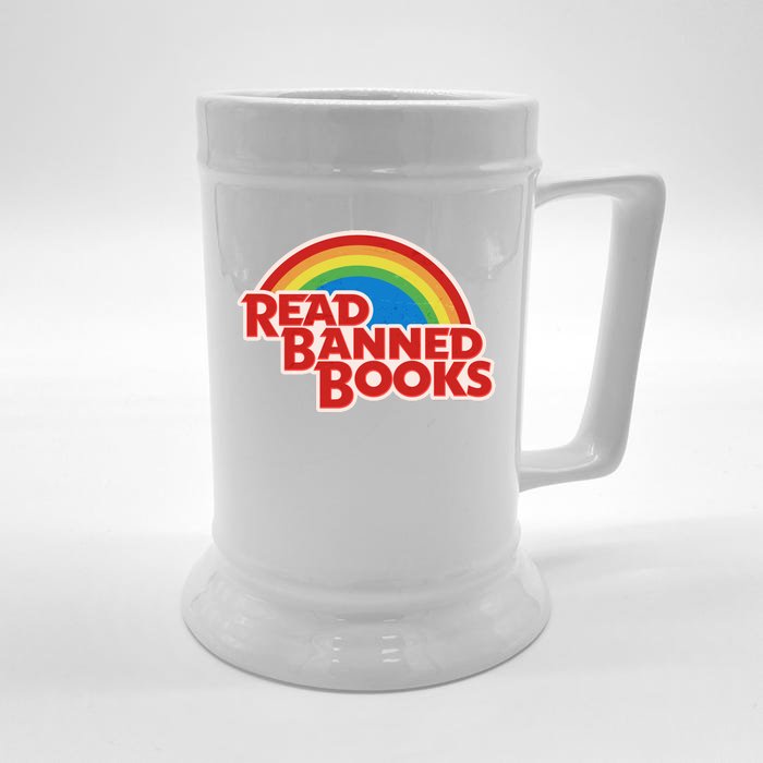 Retro Vintage Read Banned Books Front & Back Beer Stein