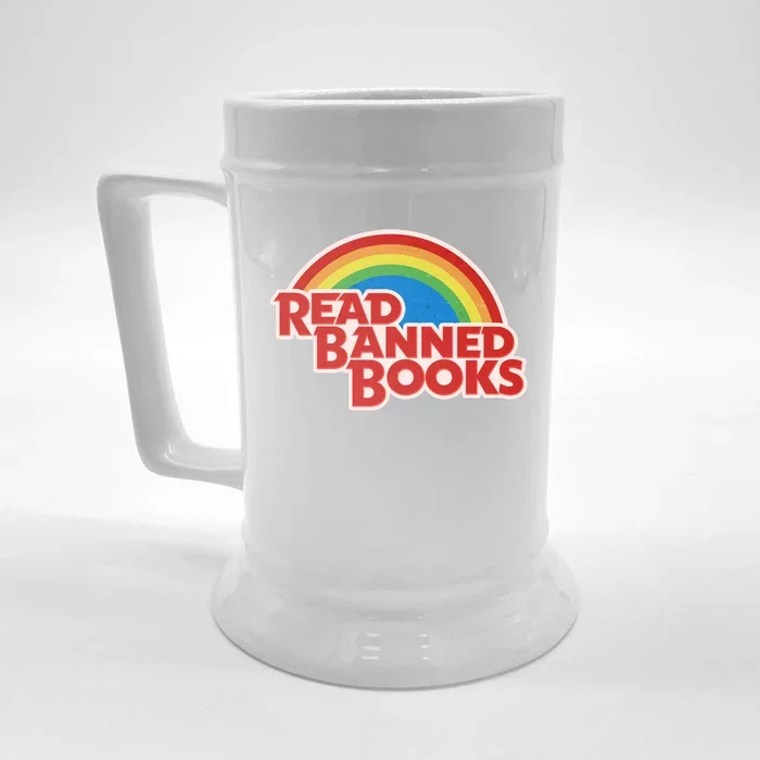 Retro Vintage Read Banned Books Front & Back Beer Stein