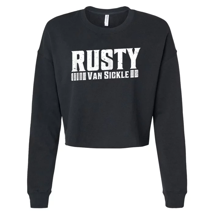 Rusty Vansickle Cropped Pullover Crew