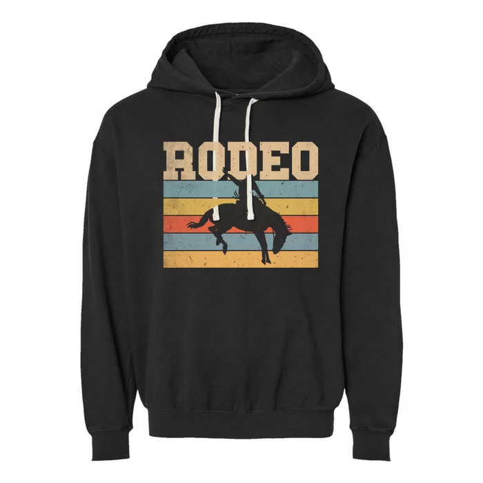 Rodeo Vintage Retro Garment-Dyed Fleece Hoodie