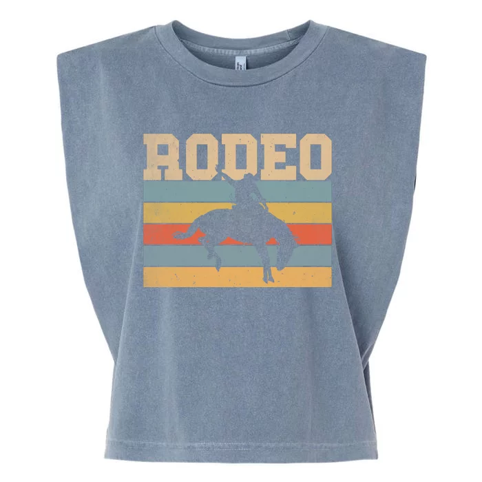 Rodeo Vintage Retro Garment-Dyed Women's Muscle Tee