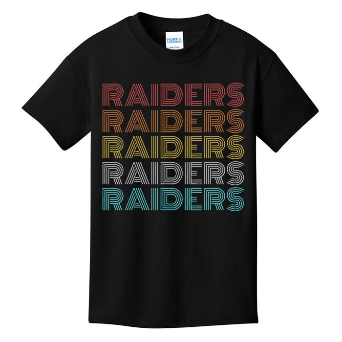 Retro Vintage Raiders Kids T-Shirt