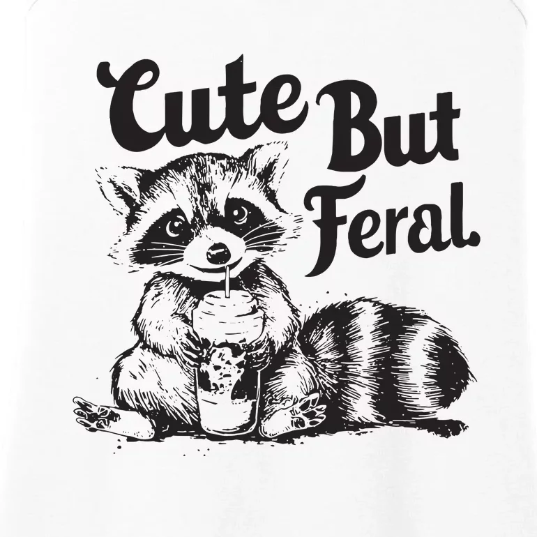 Raccoon Vacation Ladies Essential Tank