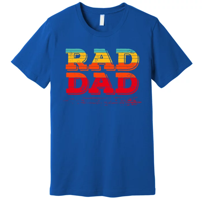 Retro Vintage Rad Dad Funny Gift Premium T-Shirt