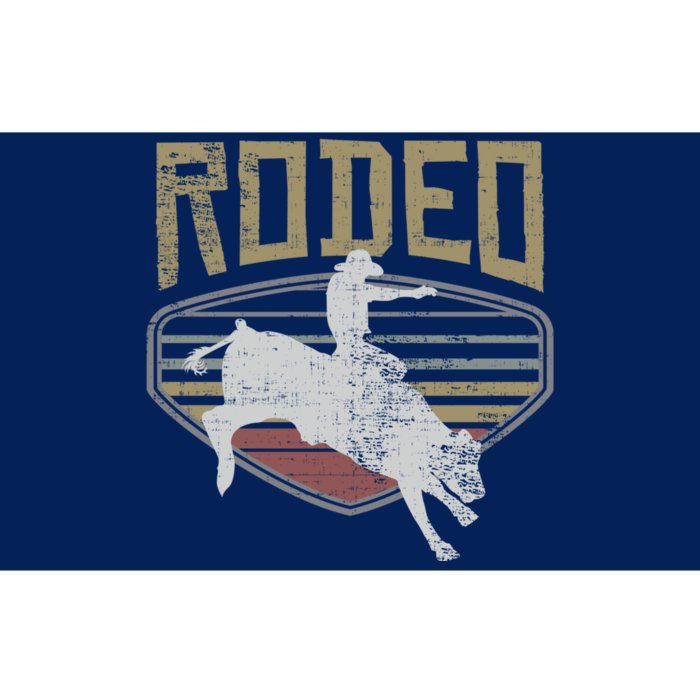 Rodeo Vintage Retro Style Bull Riding Gift Bumper Sticker