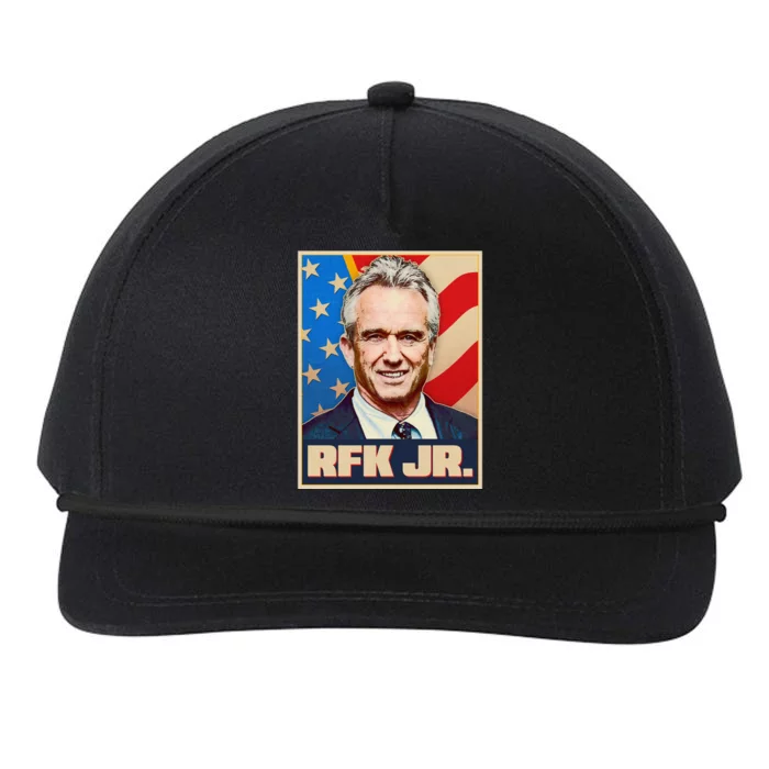 Retro Vintage RFK Jr. Election Poster Robert F. Kennedy Jr. Snapback Five-Panel Rope Hat