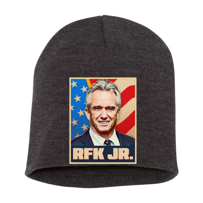 Retro Vintage RFK Jr. Election Poster Robert F. Kennedy Jr. Short Acrylic Beanie