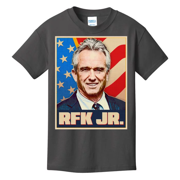 Retro Vintage RFK Jr. Election Poster Robert F. Kennedy Jr. Kids T-Shirt