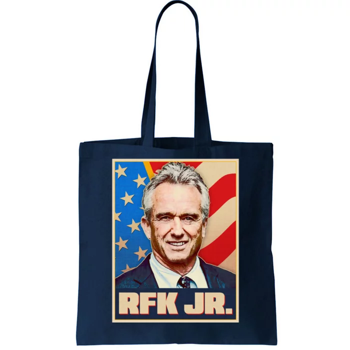 Retro Vintage RFK Jr. Election Poster Robert F. Kennedy Jr. Tote Bag