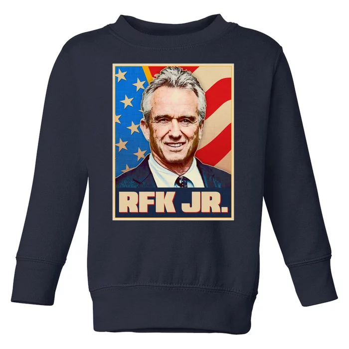 Retro Vintage RFK Jr. Election Poster Robert F. Kennedy Jr. Toddler Sweatshirt