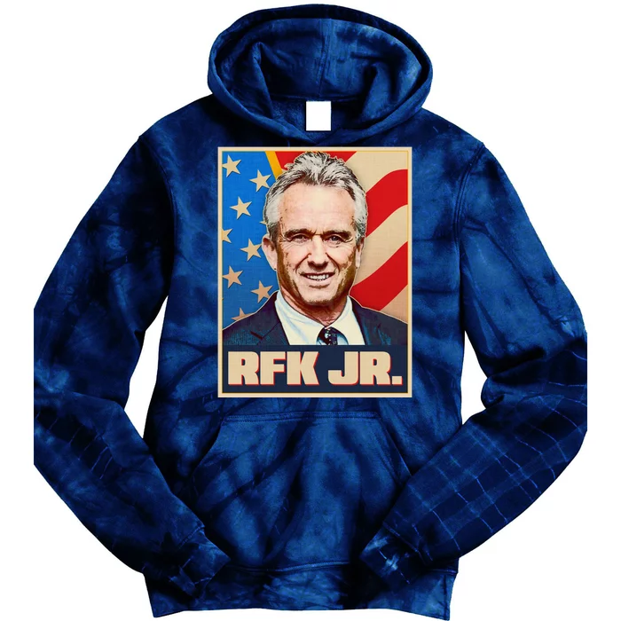 Retro Vintage RFK Jr. Election Poster Robert F. Kennedy Jr. Tie Dye Hoodie