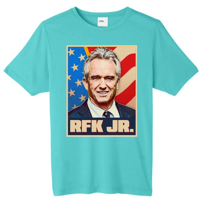 Retro Vintage RFK Jr. Election Poster Robert F. Kennedy Jr. ChromaSoft Performance T-Shirt