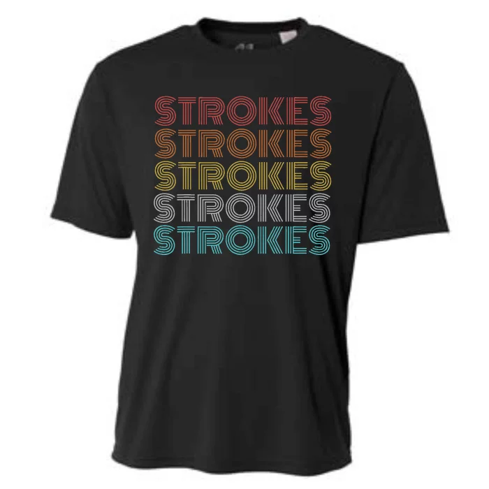 Retro Vintage Strokes Cooling Performance Crew T-Shirt