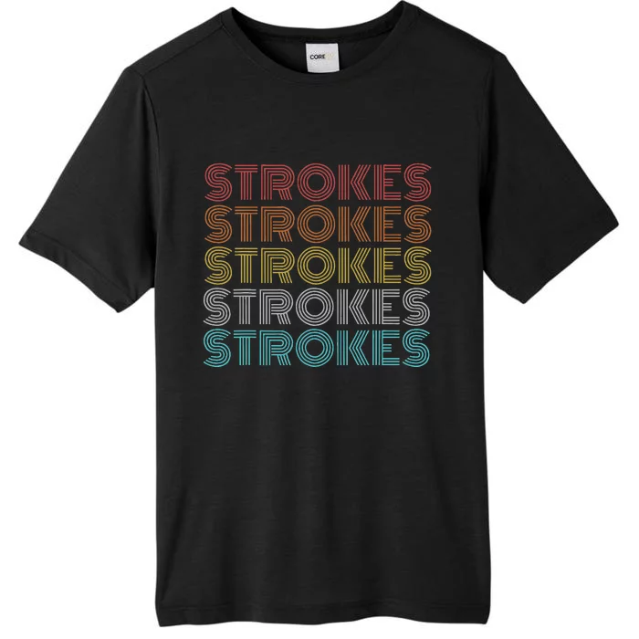 Retro Vintage Strokes ChromaSoft Performance T-Shirt