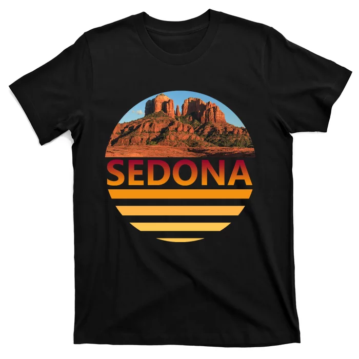 Retro Vintage Sedona Arizona Az Sunset Gift T-Shirt