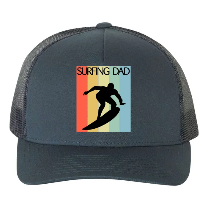 Retro Vintage Surfing Dad Coach Fathers Day Surfing Cool Gift Yupoong Adult 5-Panel Trucker Hat