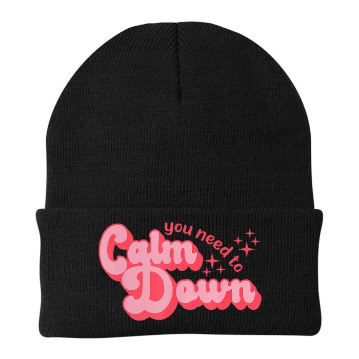 Retro Vintage Style Calm Down Knit Cap Winter Beanie