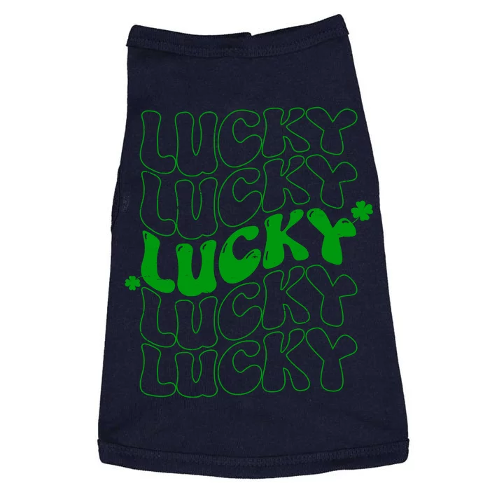 Retro Vintage St Patricks Day Lucky Doggie Tank