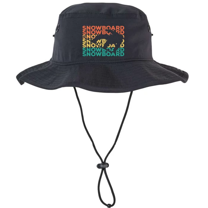 Retro Vintage Snowboarding Gift For Snowboarders Legacy Cool Fit Booney Bucket Hat