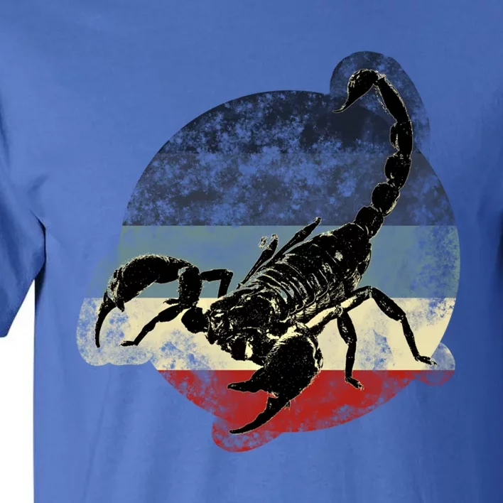 Retro Vintage Scorpion Zodiac Gift Tall T-Shirt