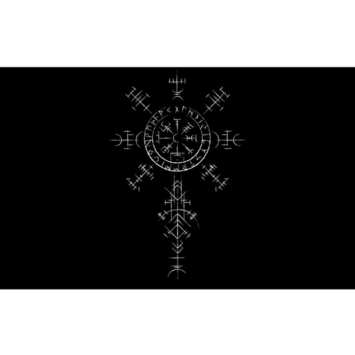 Retro Viking Symbol Compass Vegvisir Nordic Rune Celtic Bumper Sticker