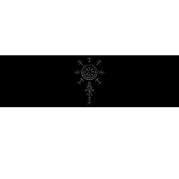 Retro Viking Symbol Compass Vegvisir Nordic Rune Celtic Bumper Sticker