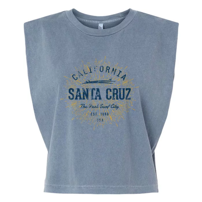 Retro Vintage Santa Cruz Gift Garment-Dyed Women's Muscle Tee