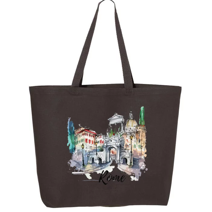 Retro Vintage Summer Italia Italy Rome City Souvenir Gifts 25L Jumbo Tote