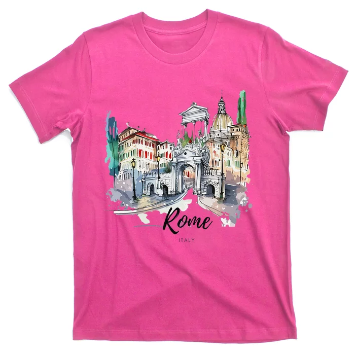 Retro Vintage Summer Italia Italy Rome City Souvenir Gifts T-Shirt