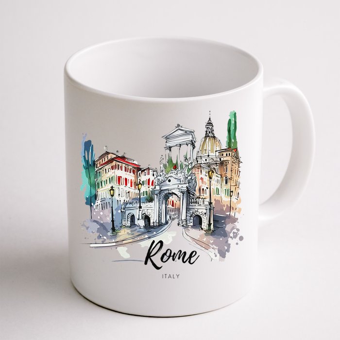 Retro Vintage Summer Italia Italy Rome City Souvenir Gifts Front & Back Coffee Mug