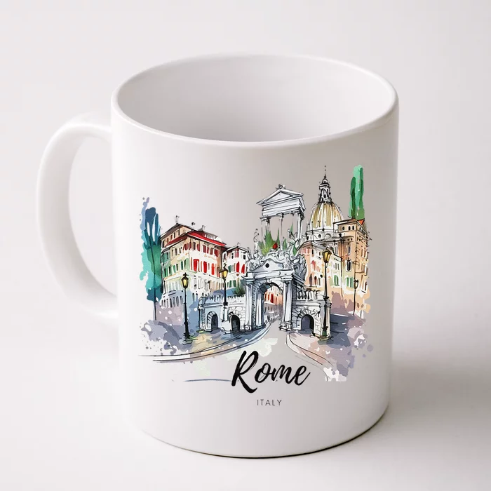 Retro Vintage Summer Italia Italy Rome City Souvenir Gifts Front & Back Coffee Mug