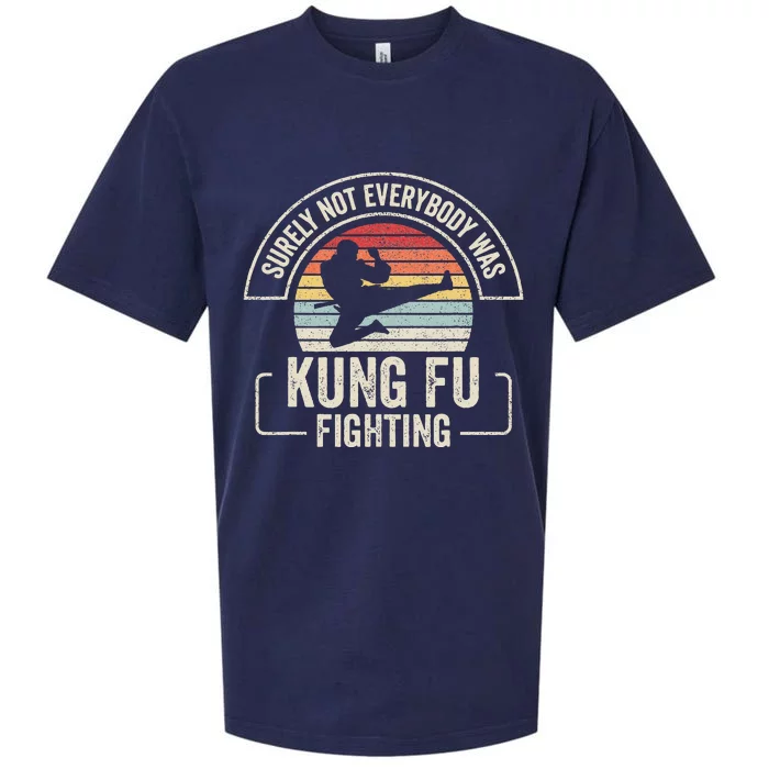 Retro Vintage Surely Not Everybody Was Kung Fu Fighting Sueded Cloud Jersey T-Shirt