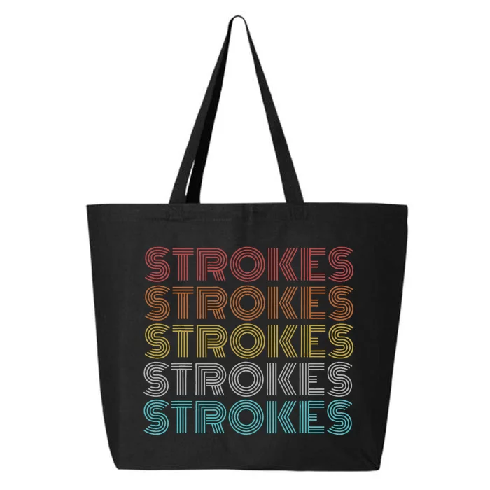 Retro Vintage Strokes 25L Jumbo Tote